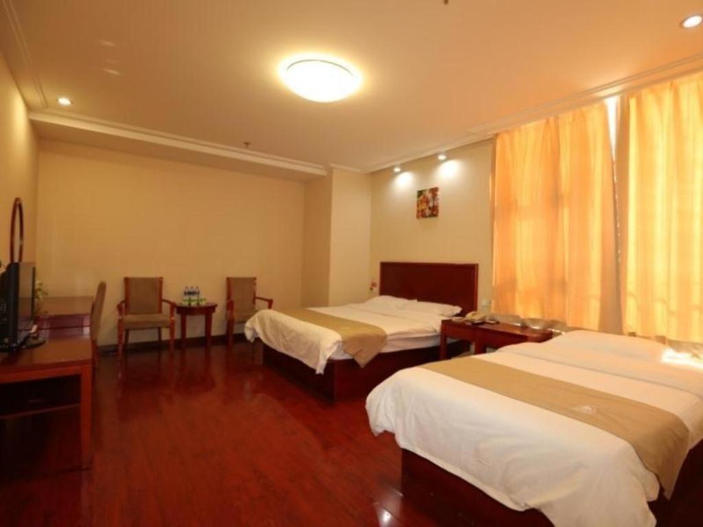 Greentree Inn Tianjin Wuqing Distric Bohai Market Buitenkant foto