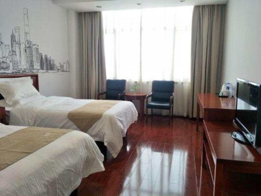 Greentree Inn Tianjin Wuqing Distric Bohai Market Buitenkant foto