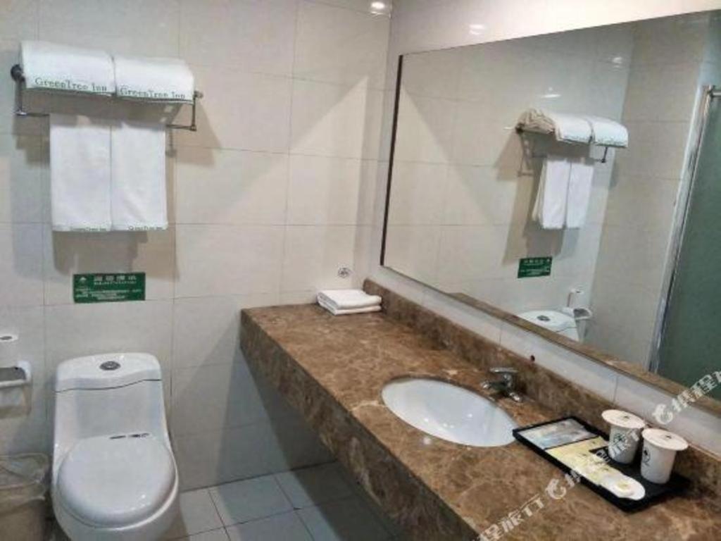 Greentree Inn Tianjin Wuqing Distric Bohai Market Buitenkant foto