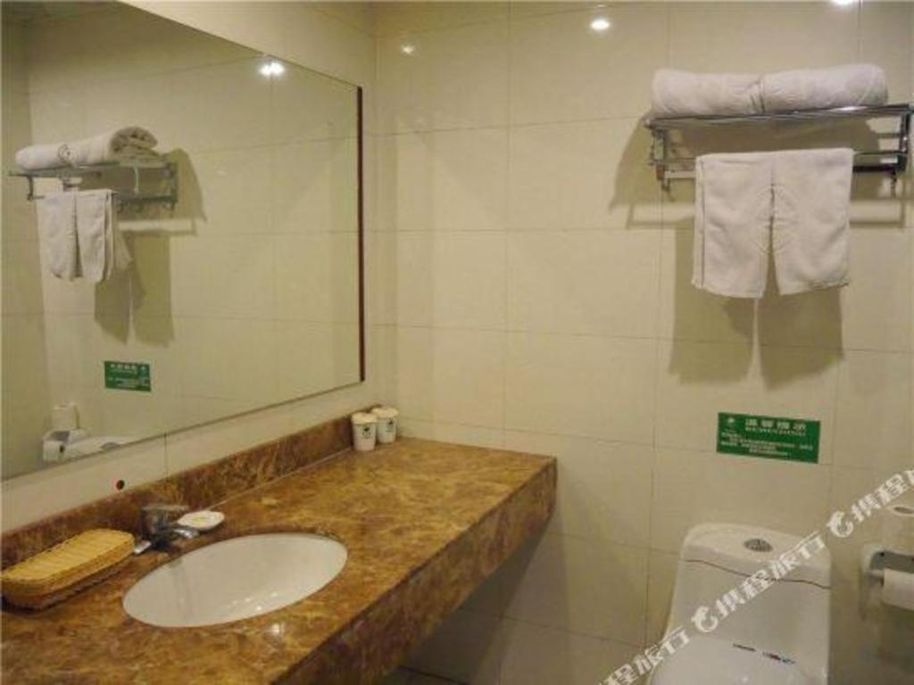 Greentree Inn Tianjin Wuqing Distric Bohai Market Buitenkant foto