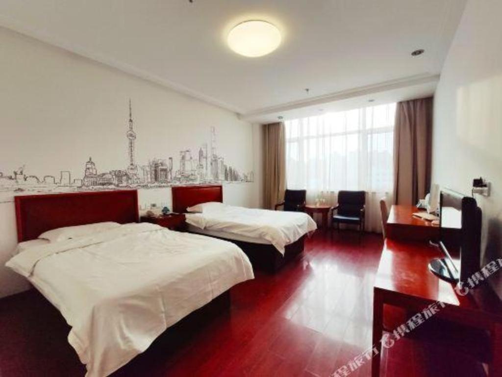 Greentree Inn Tianjin Wuqing Distric Bohai Market Buitenkant foto